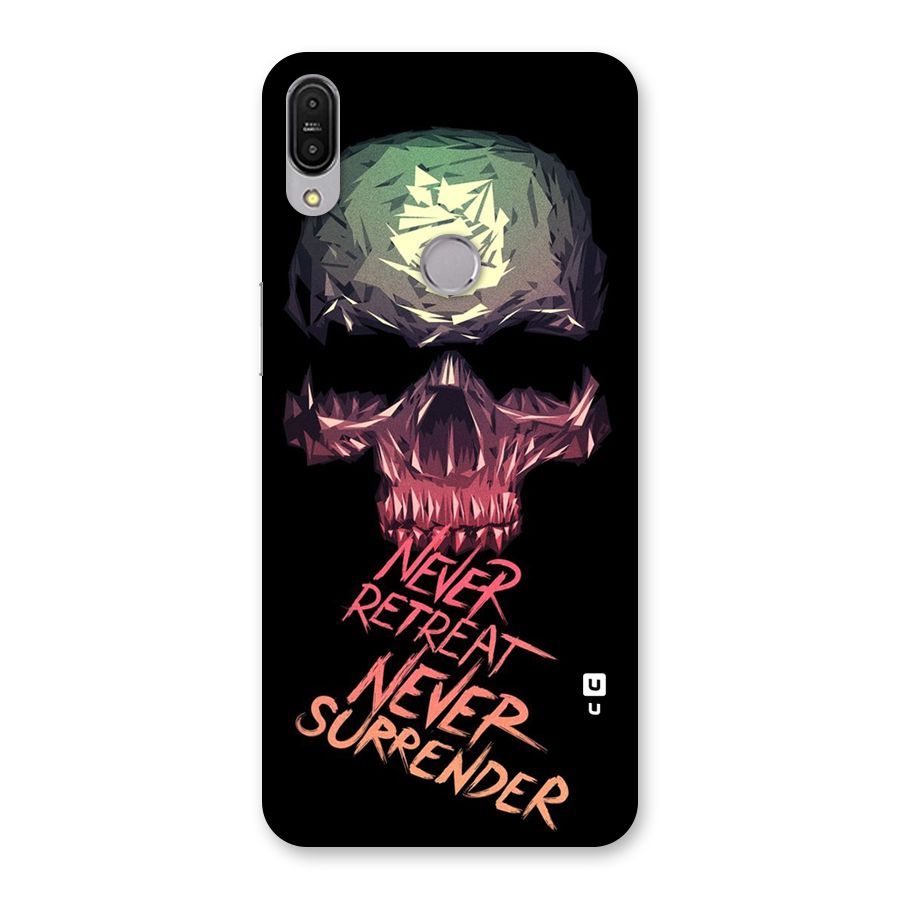 Never Retreat Back Case for Zenfone Max Pro M1