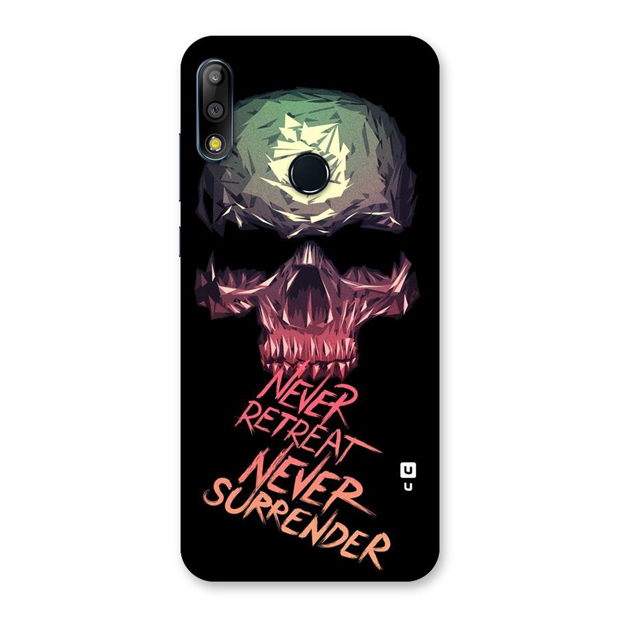 Never Retreat Back Case for Zenfone Max Pro M2