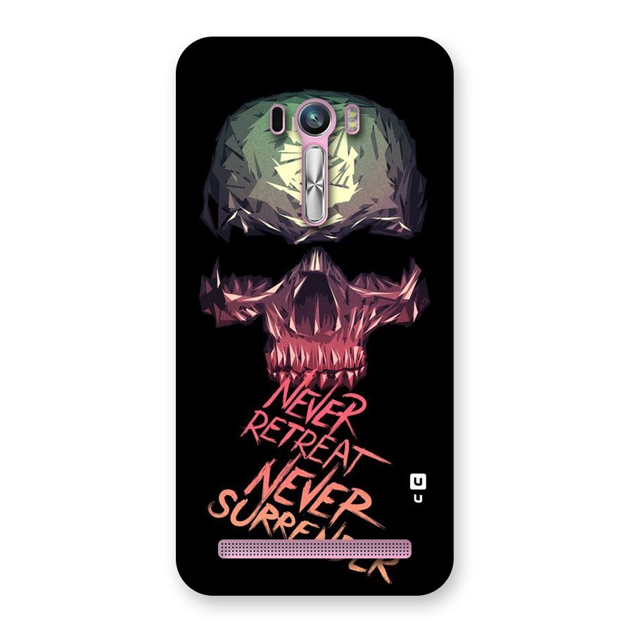 Never Retreat Back Case for Zenfone Selfie