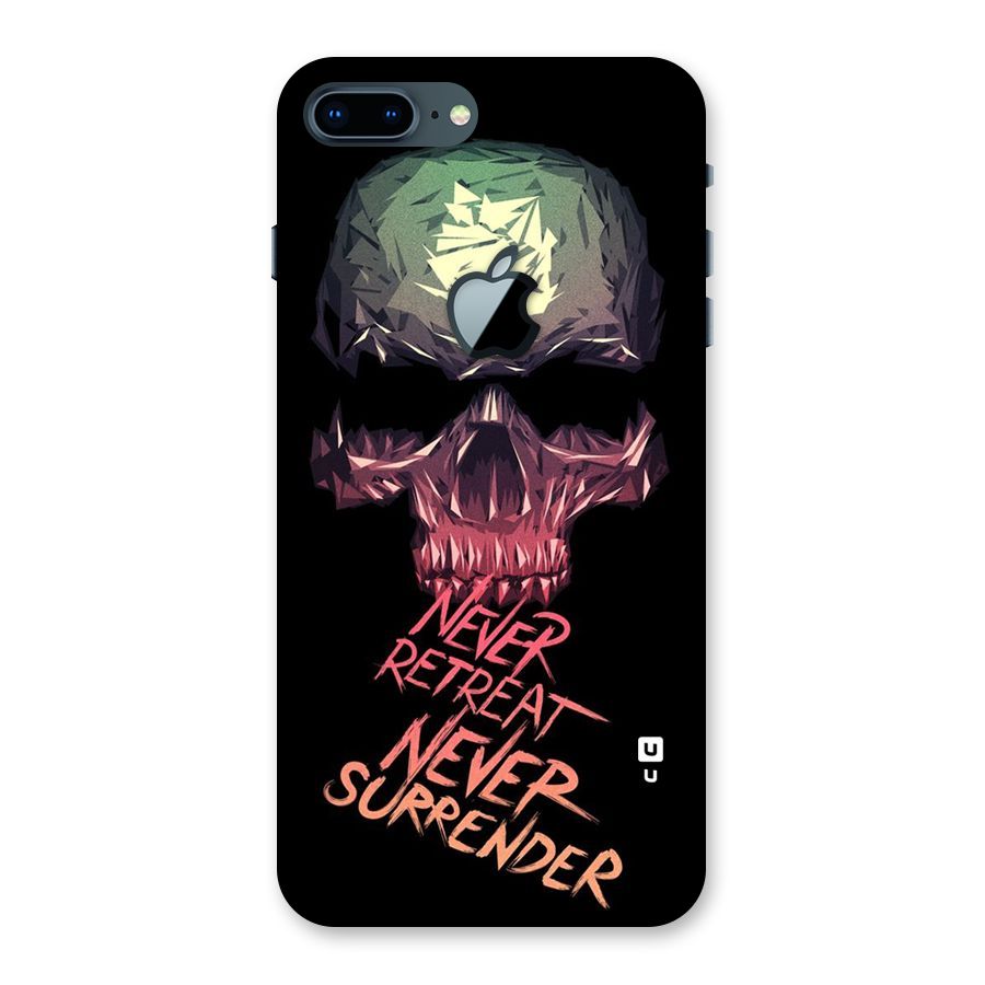 Never Retreat Back Case for iPhone 7 Plus Apple Cut
