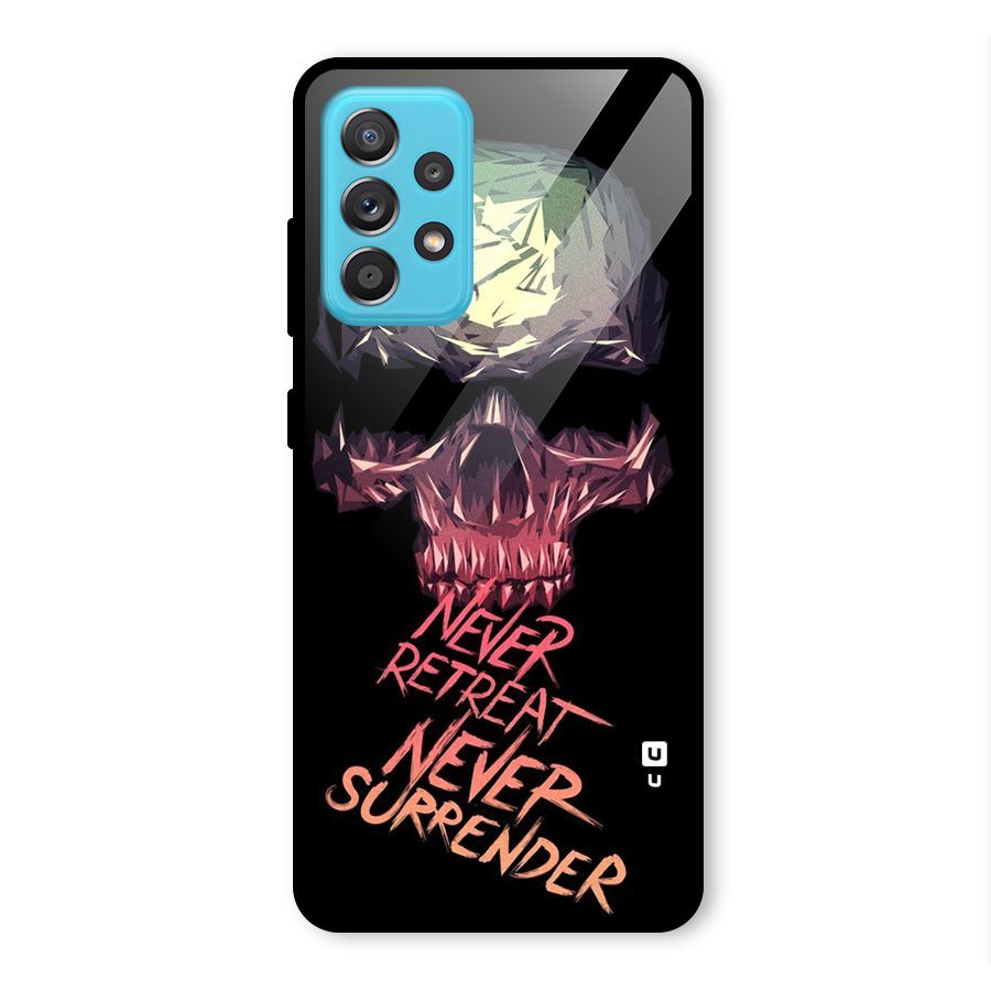 Never Retreat Glass Back Case for Galaxy A52