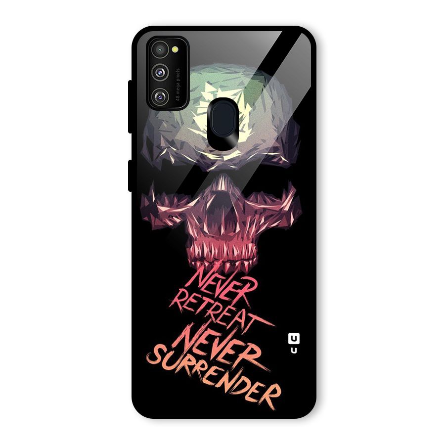 Never Retreat Glass Back Case for Galaxy M30s