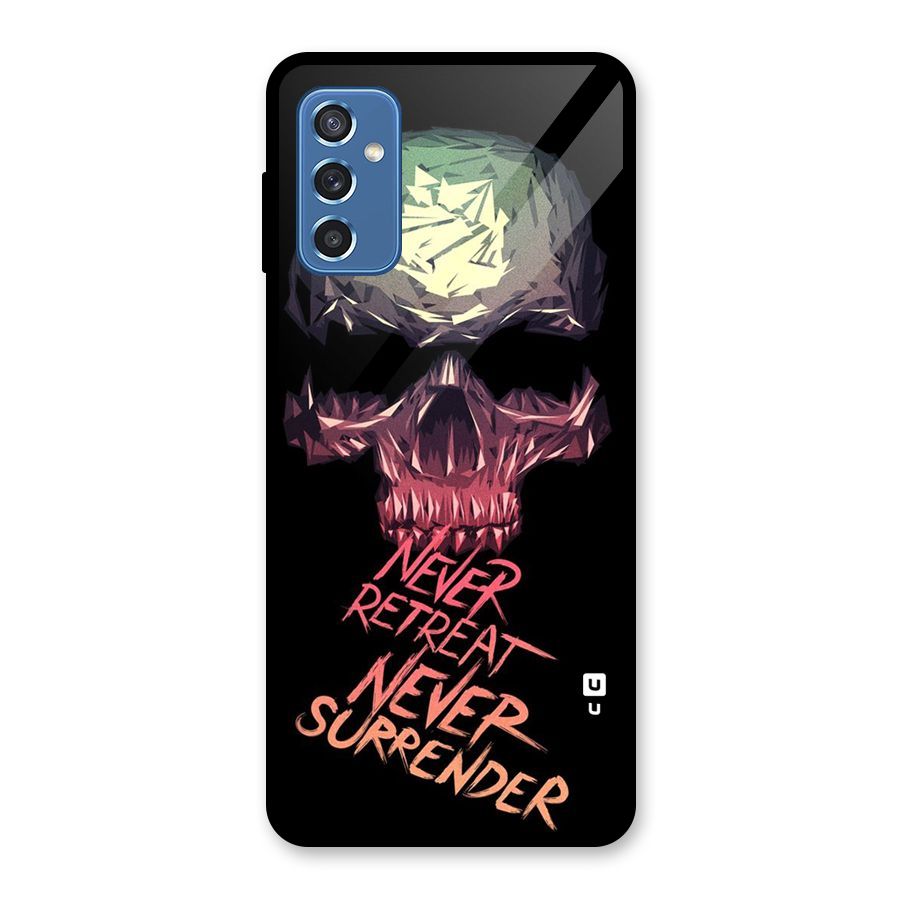 Never Retreat Glass Back Case for Galaxy M52 5G
