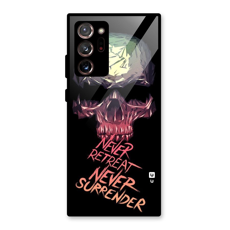 Never Retreat Glass Back Case for Galaxy Note 20 Ultra