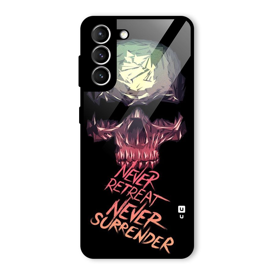 Never Retreat Glass Back Case for Galaxy S21 5G
