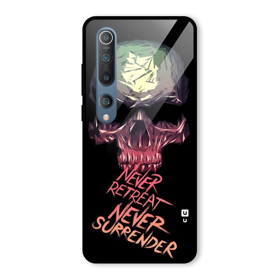 Never Retreat Glass Back Case for Mi 10