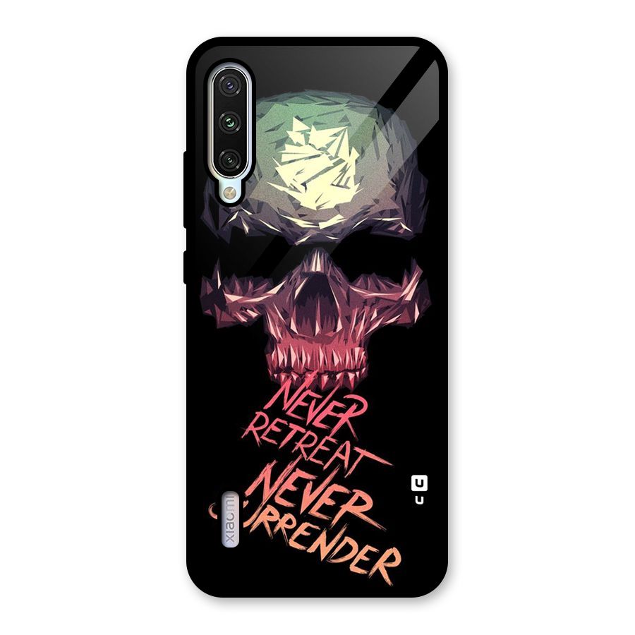 Never Retreat Glass Back Case for Mi A3