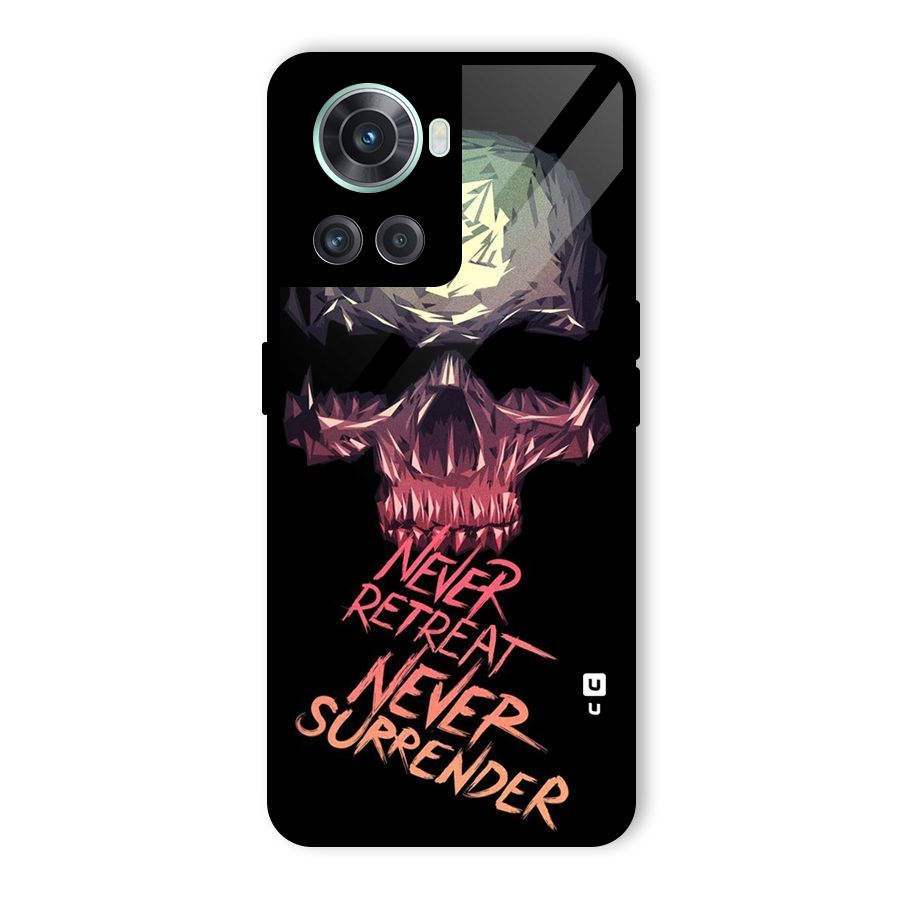 Never Retreat Glass Back Case for OnePlus 10R