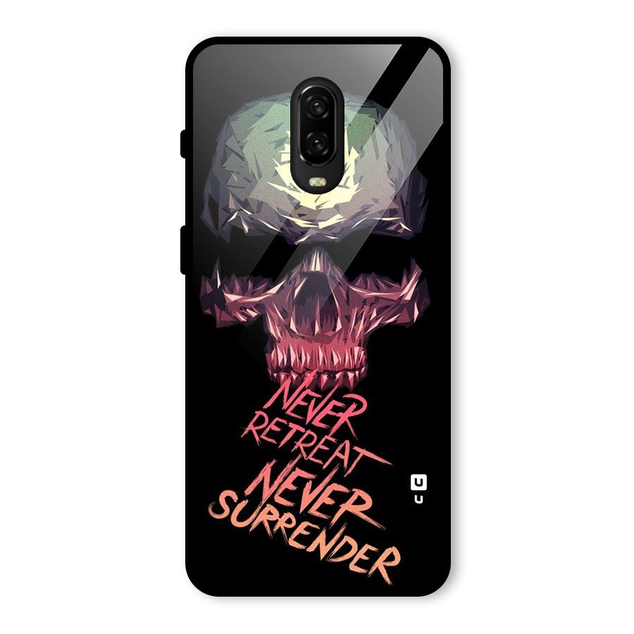 Never Retreat Glass Back Case for OnePlus 6T