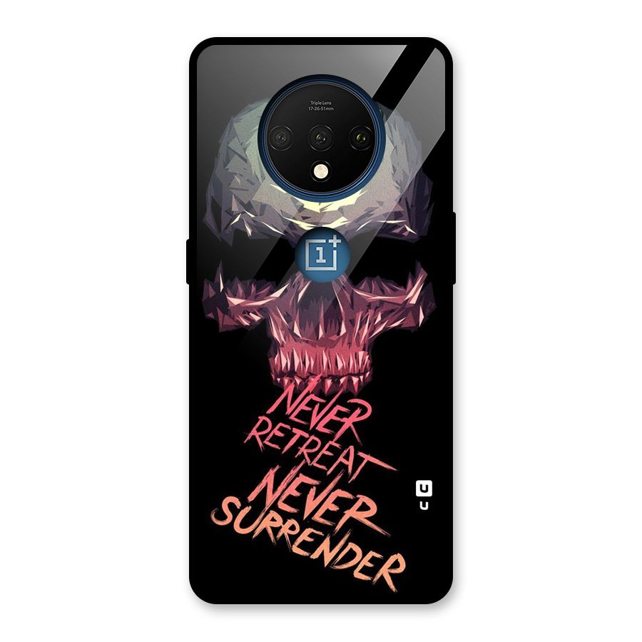 Never Retreat Glass Back Case for OnePlus 7T