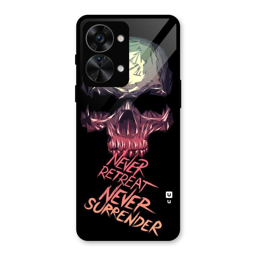 Never Retreat Glass Back Case for OnePlus Nord 2T