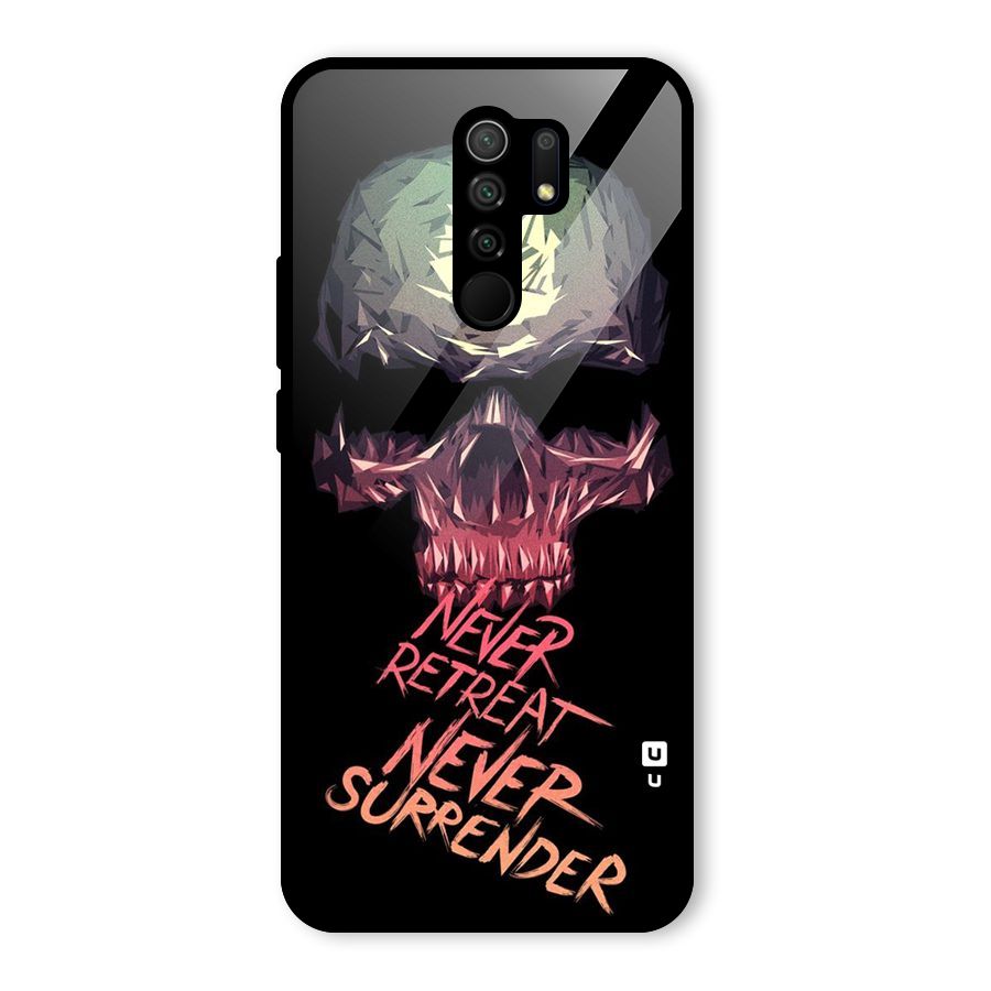 Never Retreat Glass Back Case for Poco M2