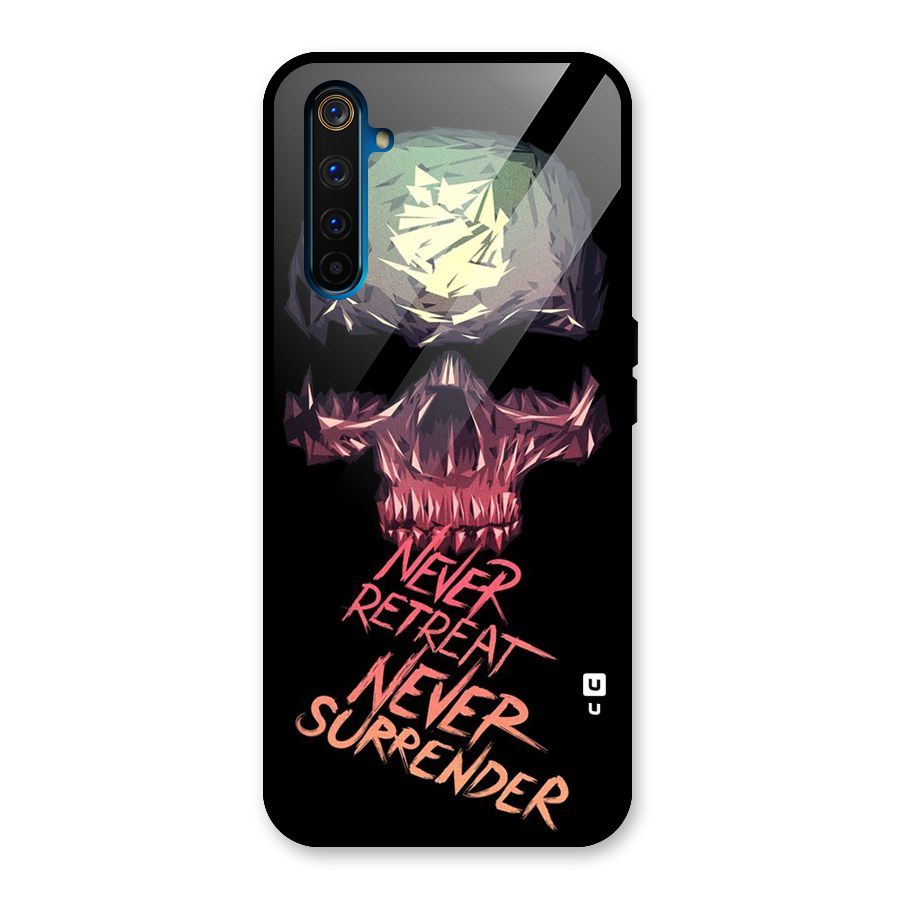 Never Retreat Glass Back Case for Realme 6 Pro