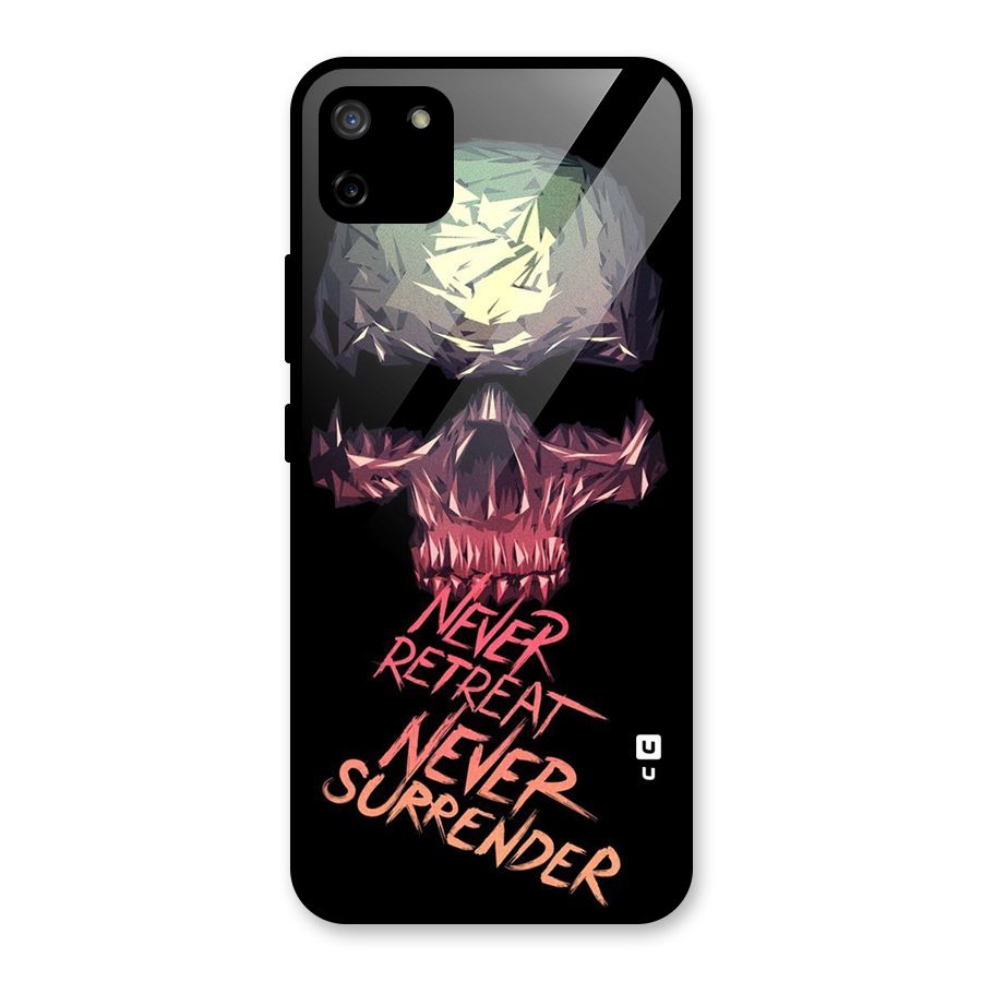 Never Retreat Glass Back Case for Realme C11