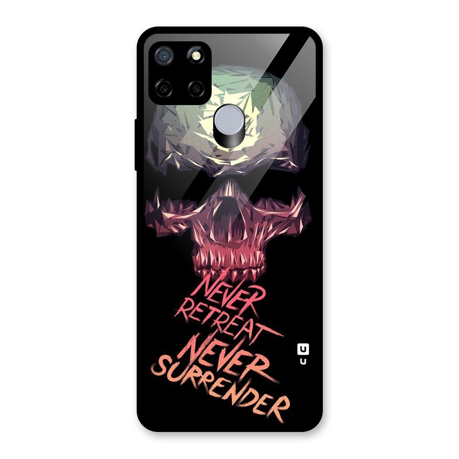 Never Retreat Glass Back Case for Realme C12