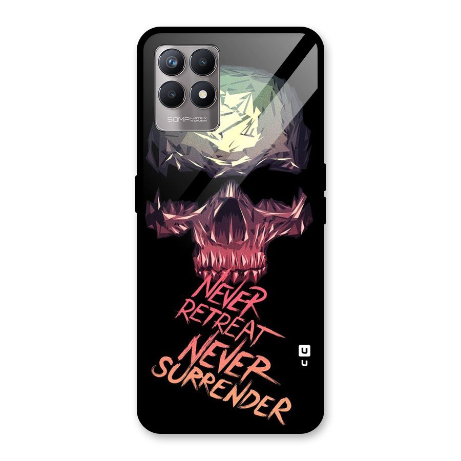 Never Retreat Glass Back Case for Realme Narzo 50