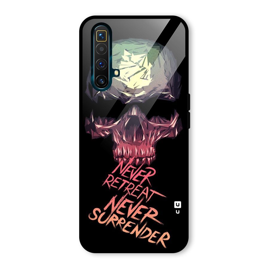 Never Retreat Glass Back Case for Realme X3