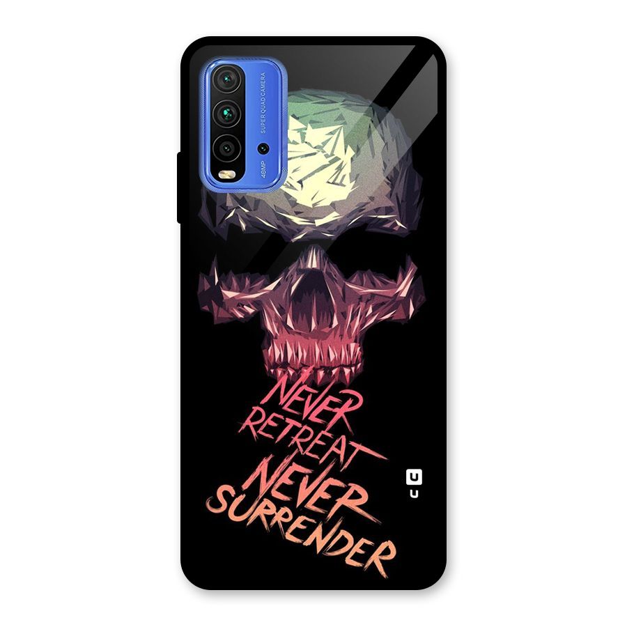 Never Retreat Glass Back Case for Redmi 9 Power