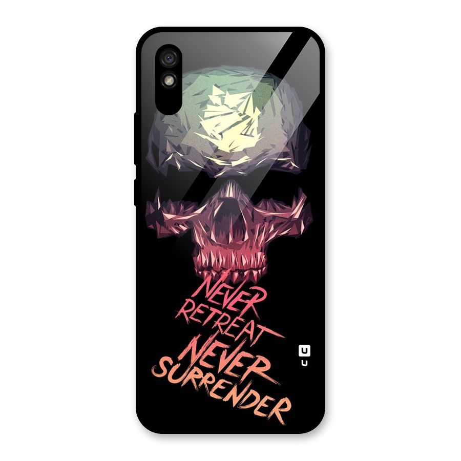 Never Retreat Glass Back Case for Redmi 9i