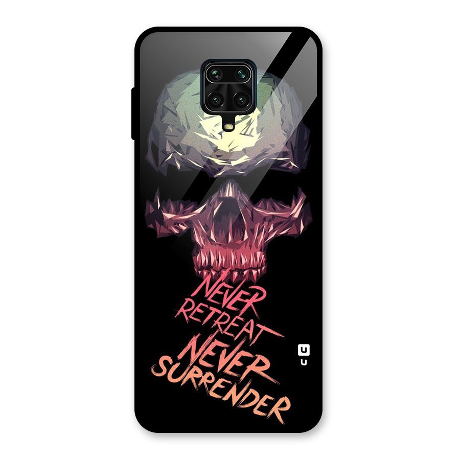 Never Retreat Glass Back Case for Redmi Note 10 Lite