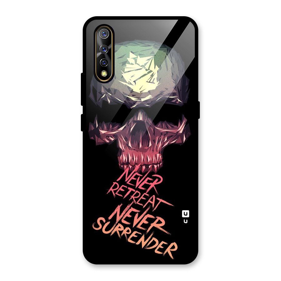 Never Retreat Glass Back Case for Vivo S1