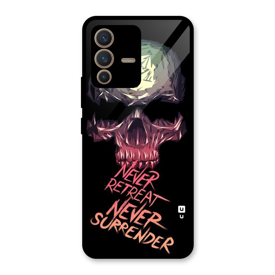 Never Retreat Glass Back Case for Vivo V23 5G