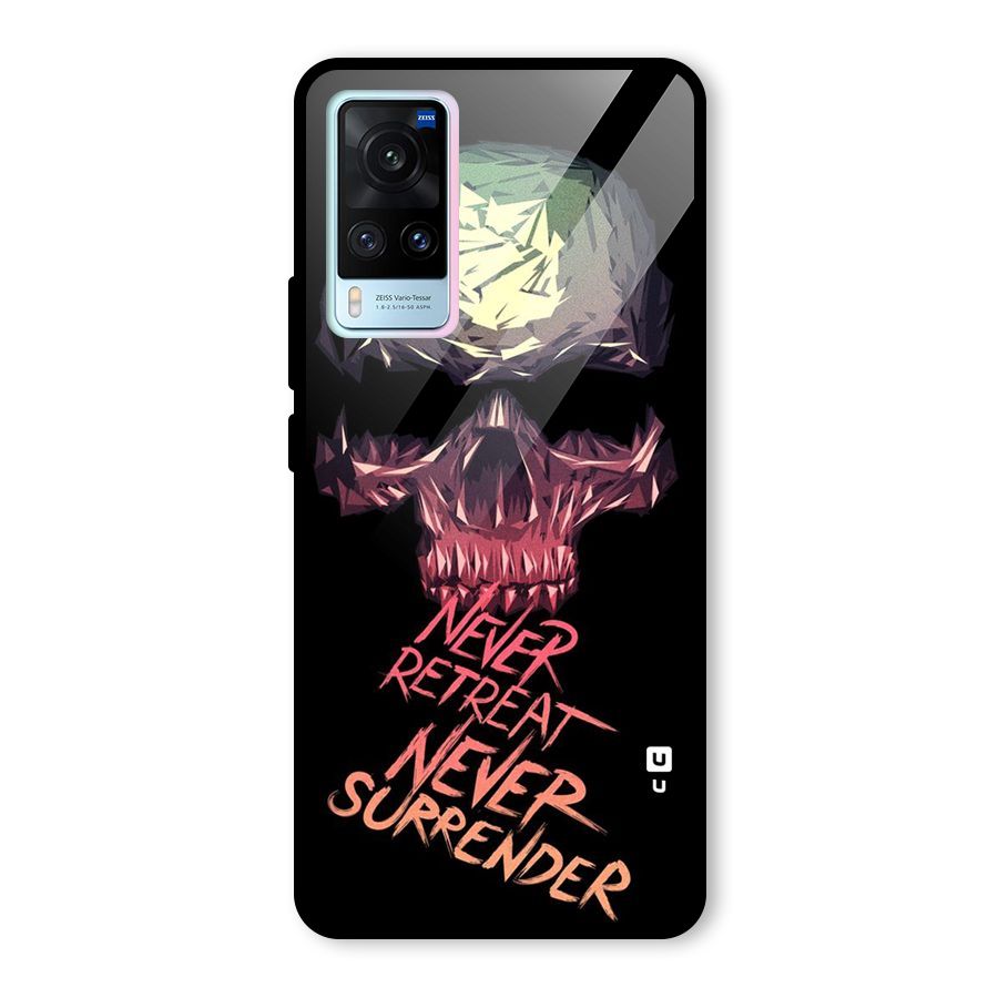 Never Retreat Glass Back Case for Vivo X60