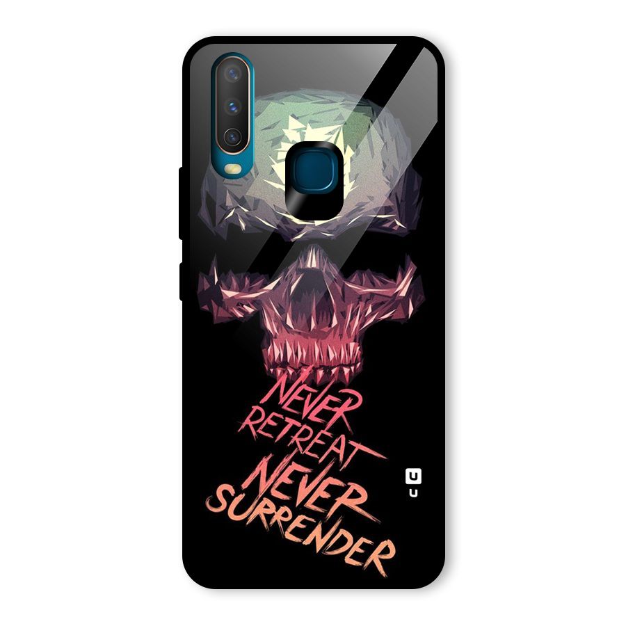 Never Retreat Glass Back Case for Vivo Y17