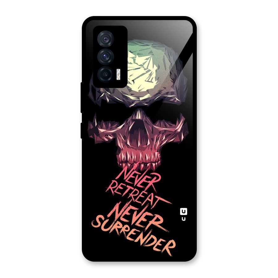 Never Retreat Glass Back Case for Vivo iQOO 7 5G