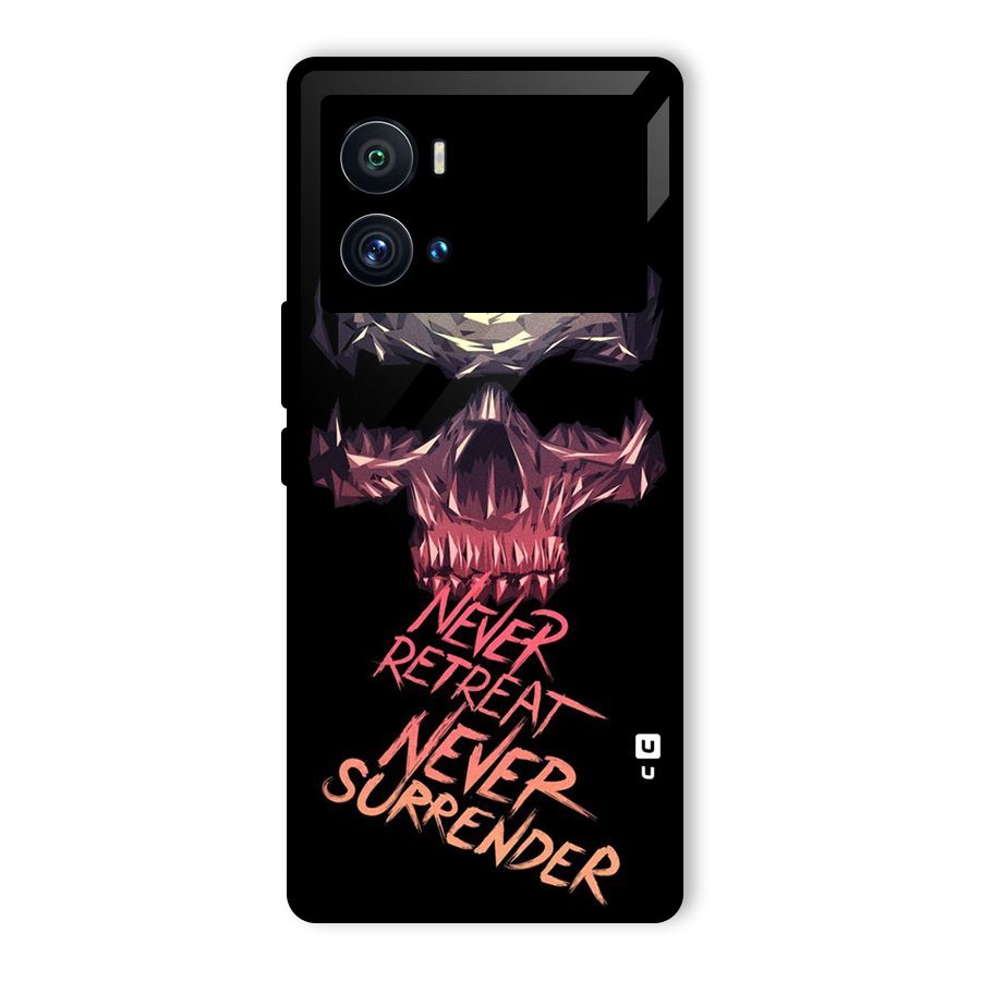 Never Retreat Glass Back Case for Vivo iQOO 9 Pro