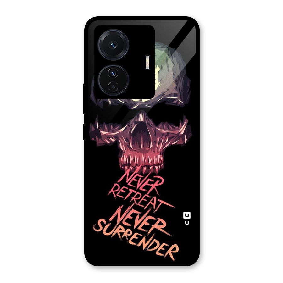 Never Retreat Glass Back Case for Vivo iQOO Z6 Pro