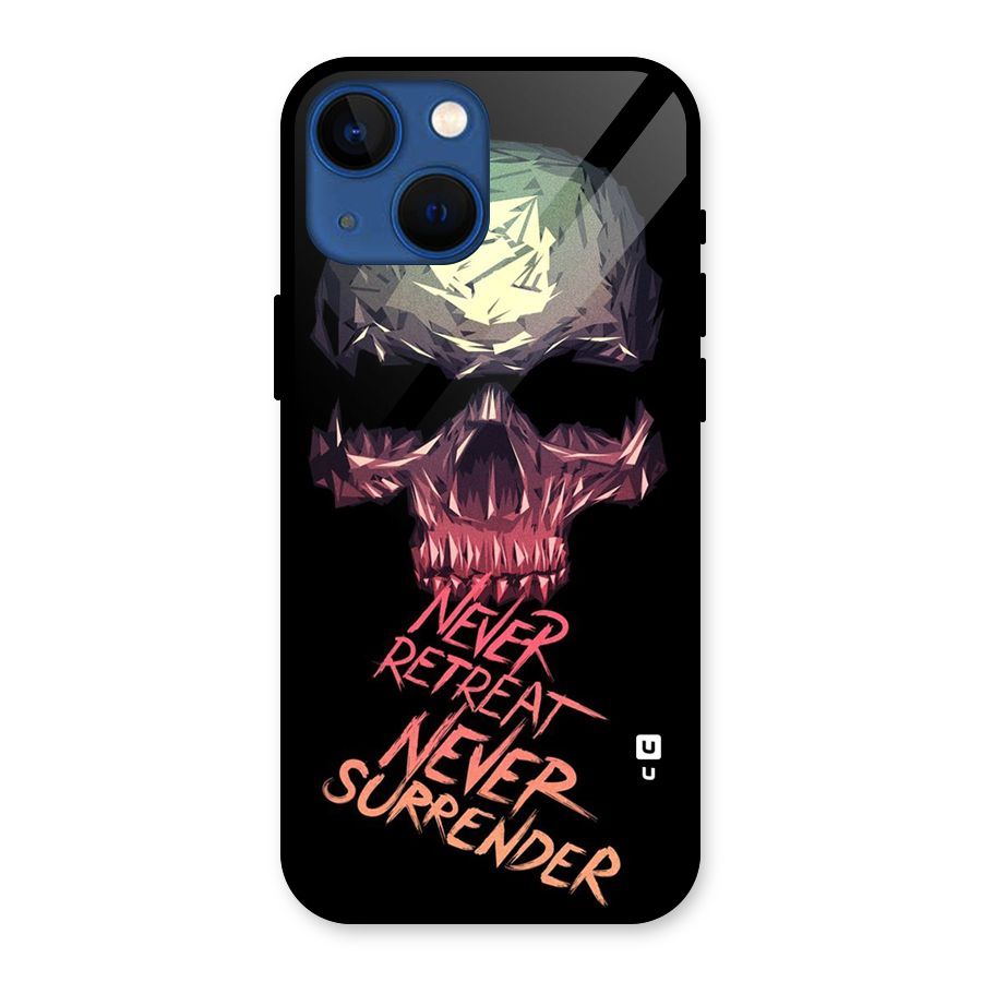 Never Retreat Glass Back Case for iPhone 13 Mini