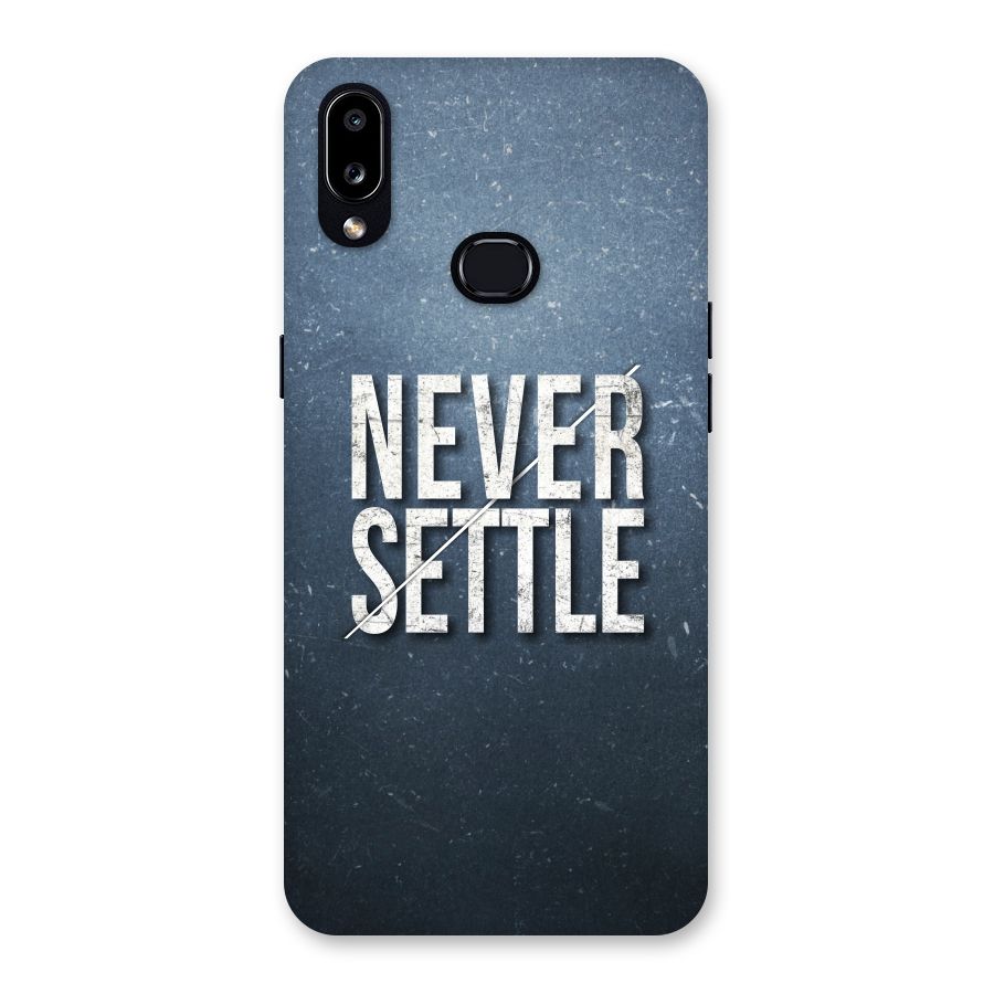 Never Settle Back Case for Galaxy A10s