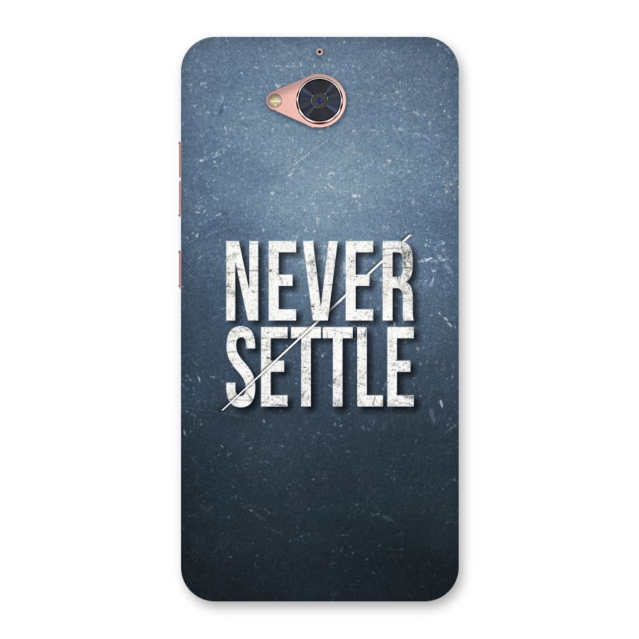 Never Settle Back Case for Gionee S6 Pro