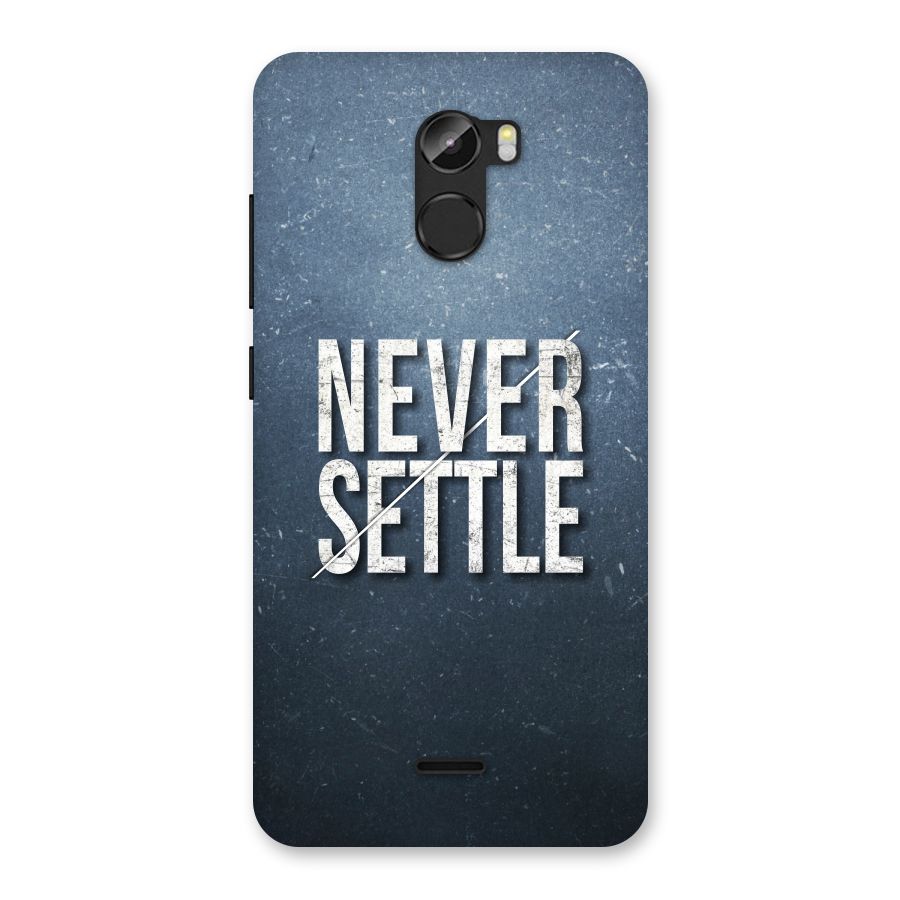 Never Settle Back Case for Gionee X1