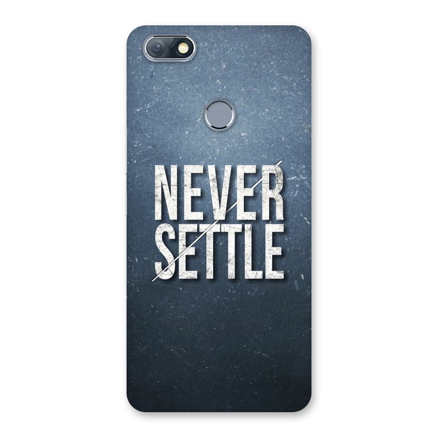 Never Settle Back Case for Infinix Note 5