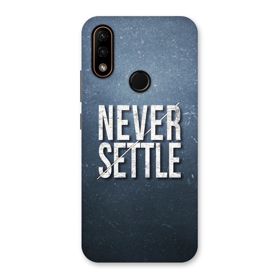 Never Settle Back Case for Lenovo A6 Note