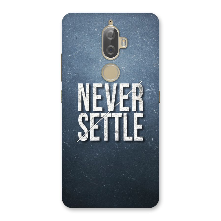 Never Settle Back Case for Lenovo K8 Plus