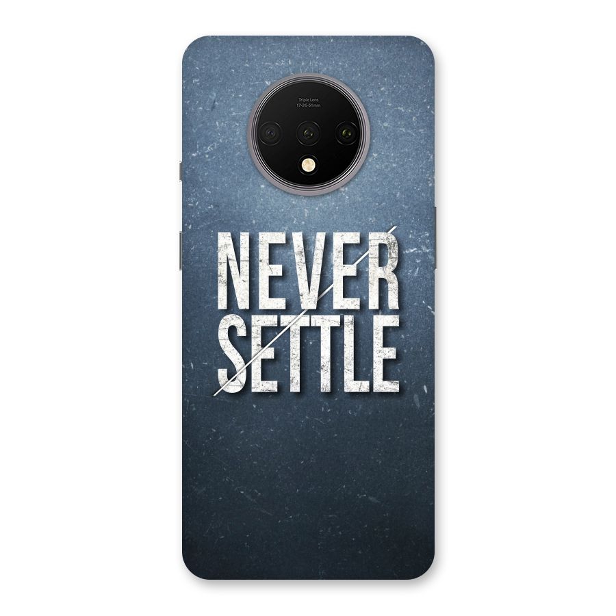 Never Settle Back Case for OnePlus 7T