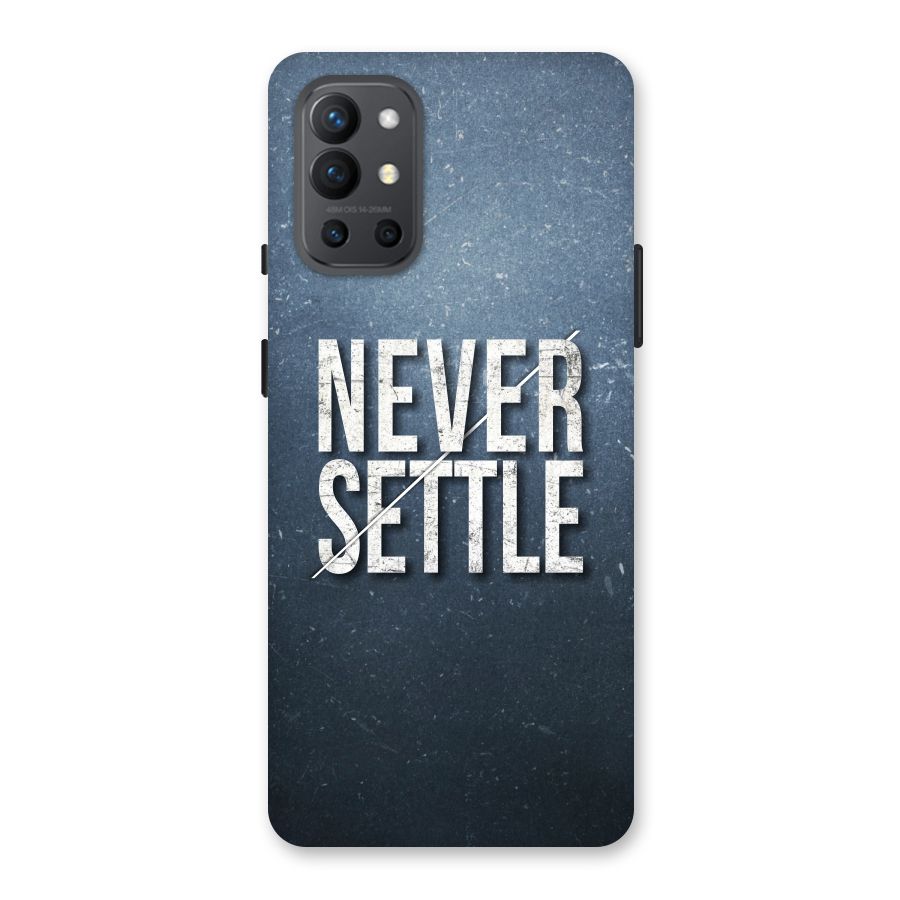Never Settle Back Case for OnePlus 9R