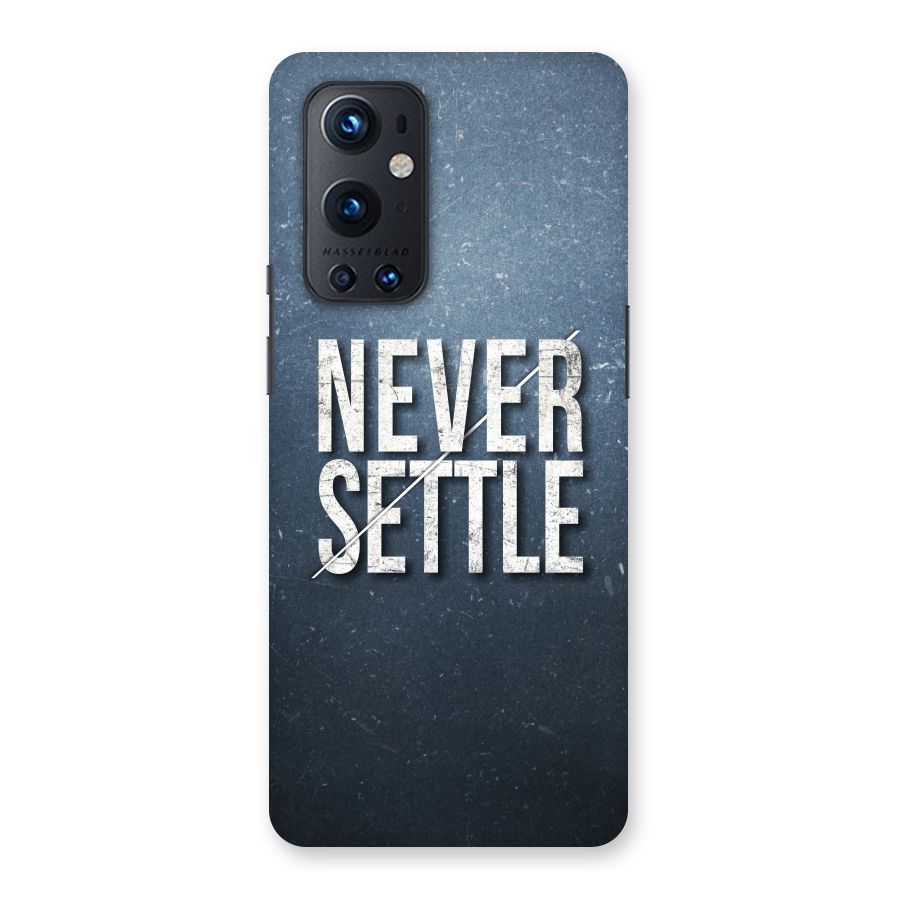 Never Settle Back Case for OnePlus 9 Pro