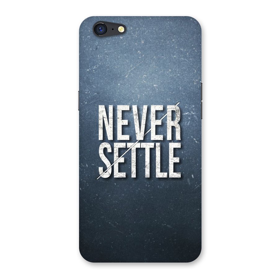 Never Settle Back Case for Oppo A71