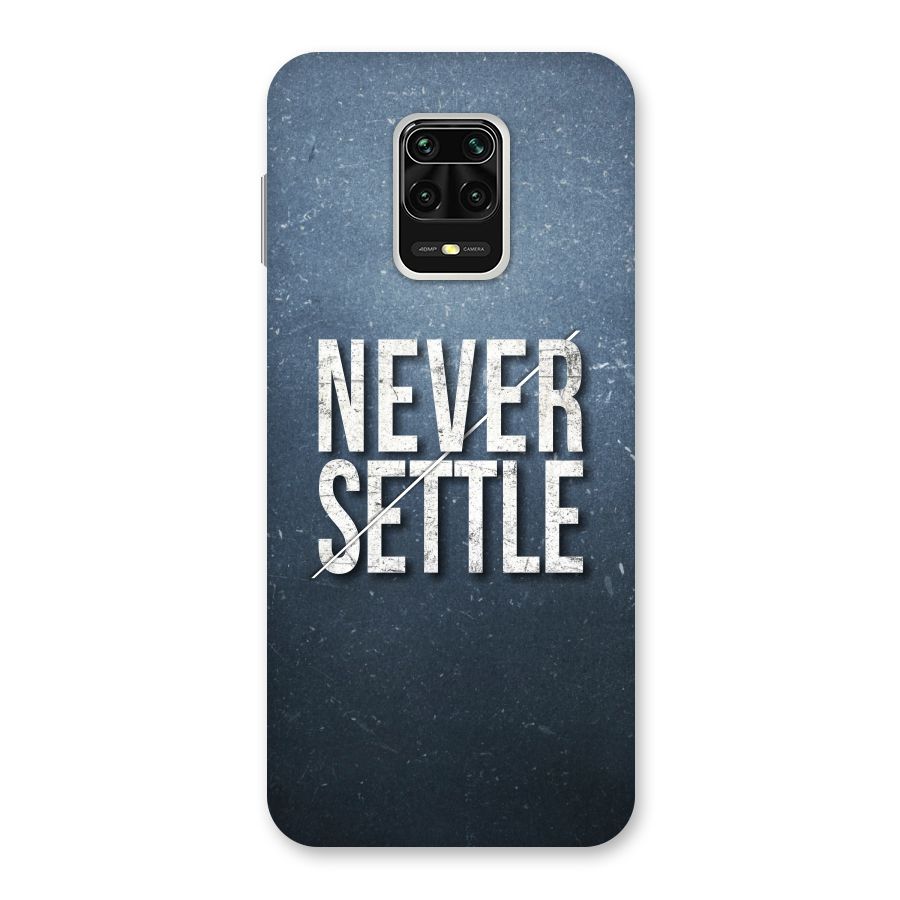 Never Settle Back Case for Poco M2 Pro