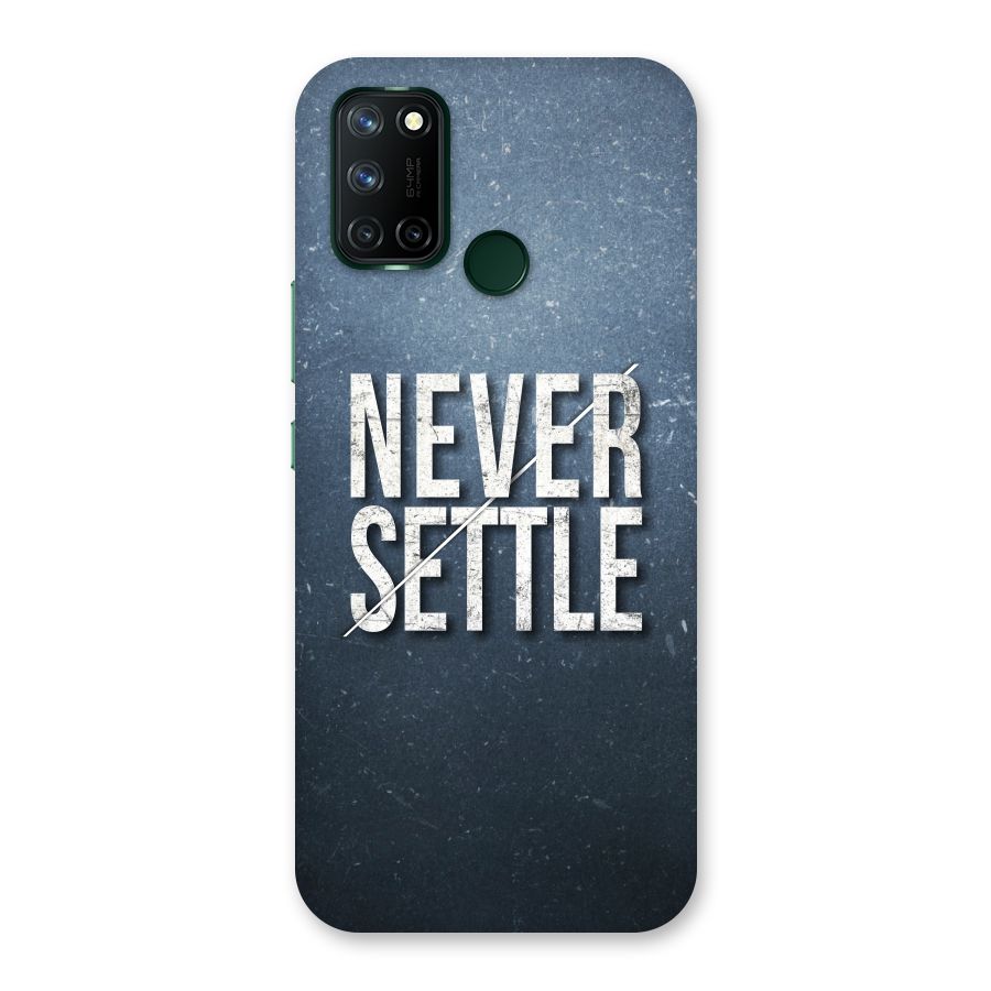 Never Settle Back Case for Realme 7i