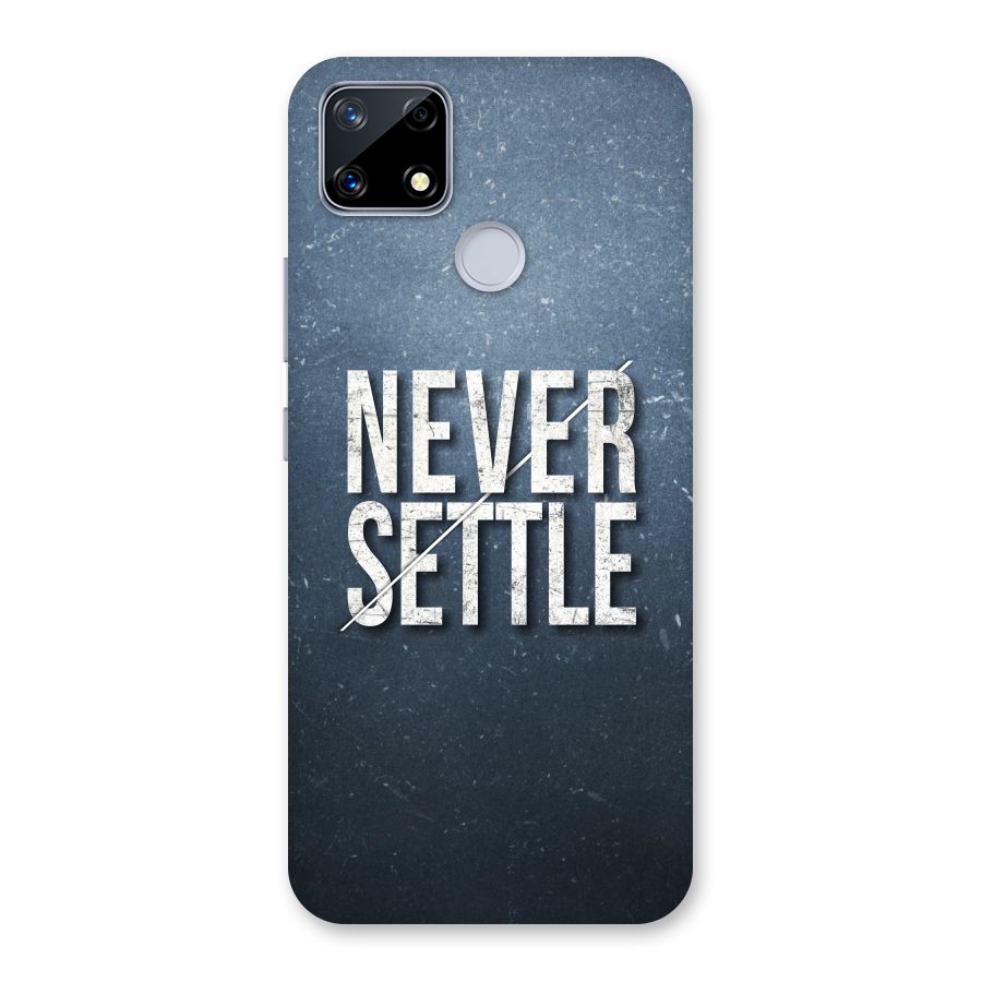 Never Settle Back Case for Realme Narzo 20