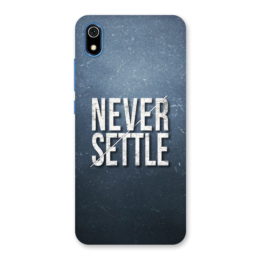 Never Settle Back Case for Redmi 7A