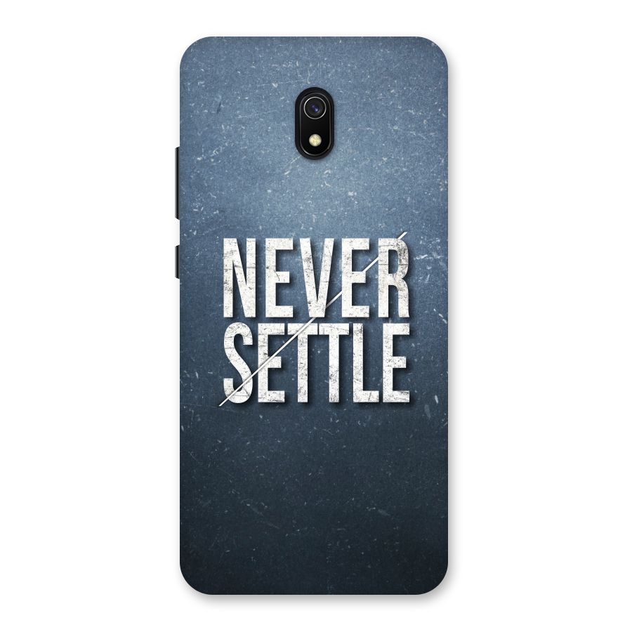 Never Settle Back Case for Redmi 8A