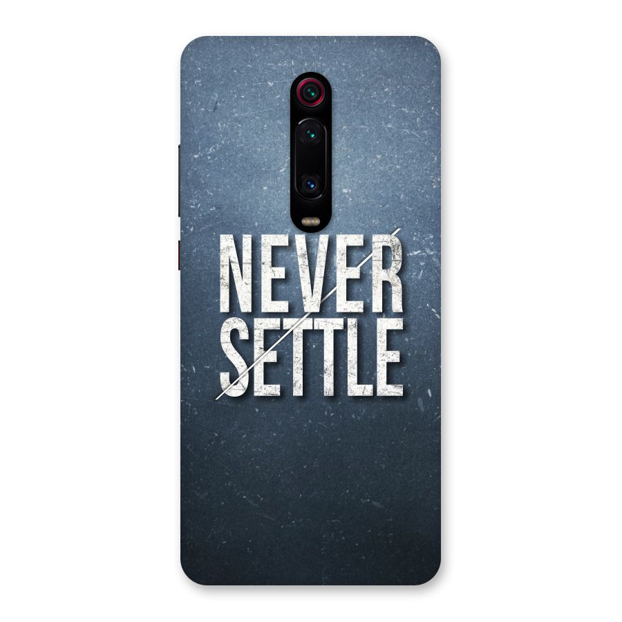 Never Settle Back Case for Redmi K20