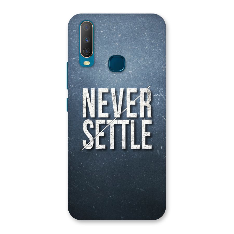 Never Settle Back Case for Vivo Y11