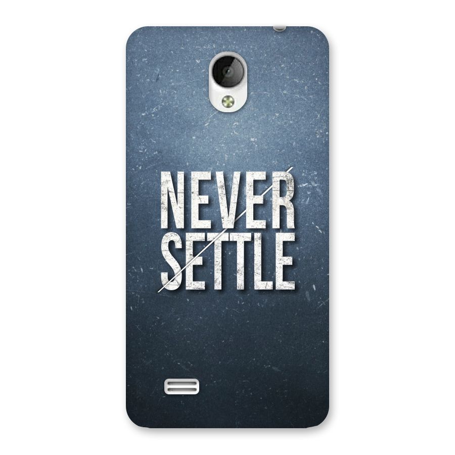Never Settle Back Case for Vivo Y21
